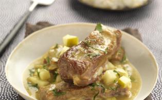 Curry de poitrine d’agneau au lait de coco