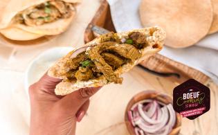 Emincé de rumsteck de bœuf aux saveurs orientales
