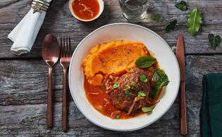 Joue de bœuf façon "Goulasch Chic"