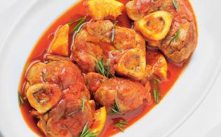 Osso-buco aux tomates et oranges