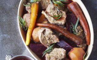 Pot au feu d’agneau aux légumes oubliés