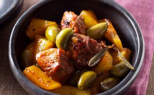 Tajine de veau à l'ananas