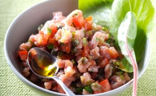 Tartare de veau aux aromates