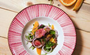 Salade marocaine d’agneau aux agrumes