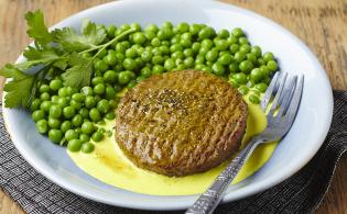 Steak haché de boeuf au lait de coco