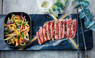 Tataki de cheval façon teriyaki