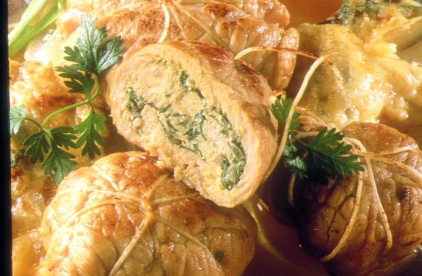 Recette de Paupiettes de veau farcies au vert