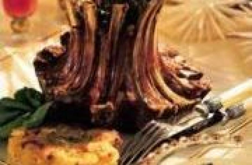 Carré d'agneau à la crème de thym Carré d'agneau à la crème de thym