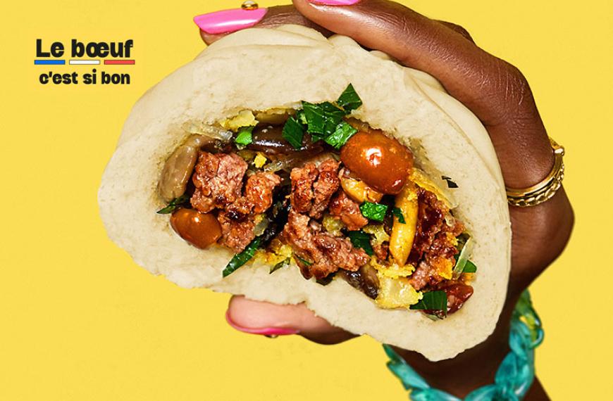 Bao au bœuf haché et pleurotes, façon thaï Bao au bœuf haché et pleurotes, façon thaï