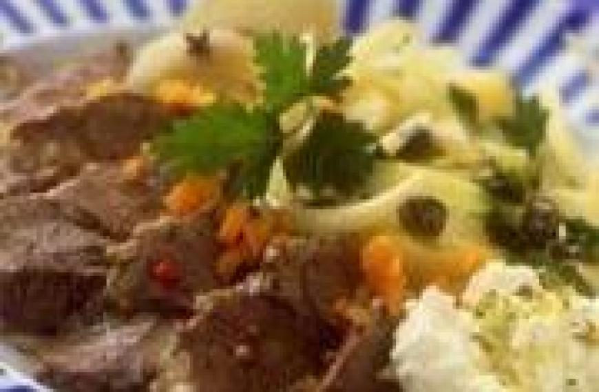 Joue de boeuf à la crème de raifort Joue de boeuf à la crème de raifort