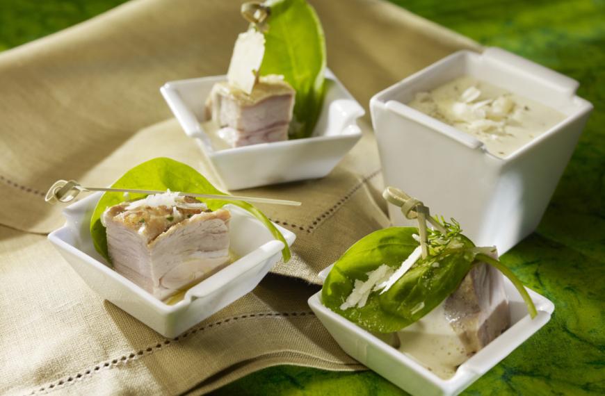 Tapas de veau césar Tapas de veau césar
