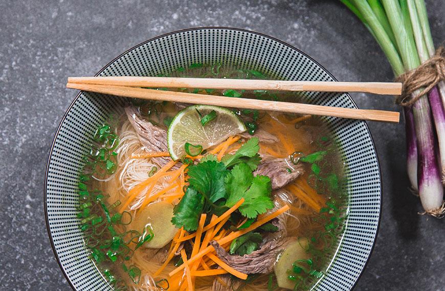 Bouillon de bœuf aux vermicelles