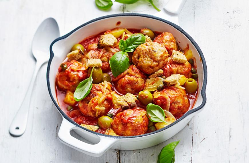 Boulettes de veau fondantes au basilic