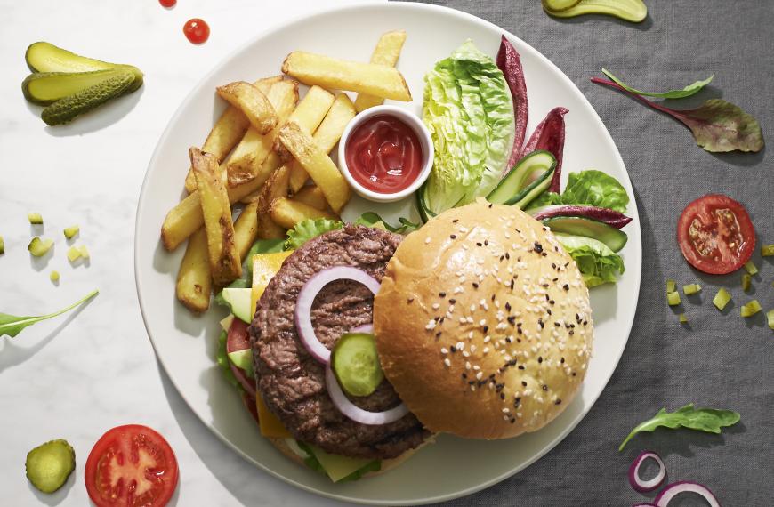 Burger de bœuf à l’avocat Burger de bœuf à l’avocat