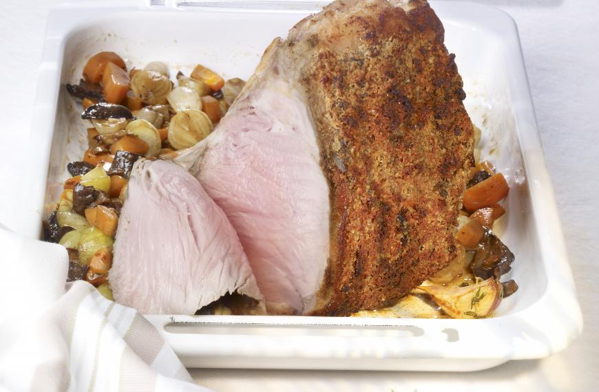 Rôti de veau en croûte de cèpes Rôti de veau en croûte de cèpes