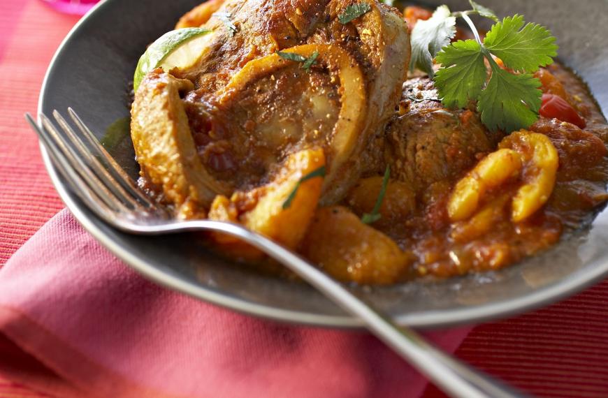 Recette de Jarret de veau à l'indienne