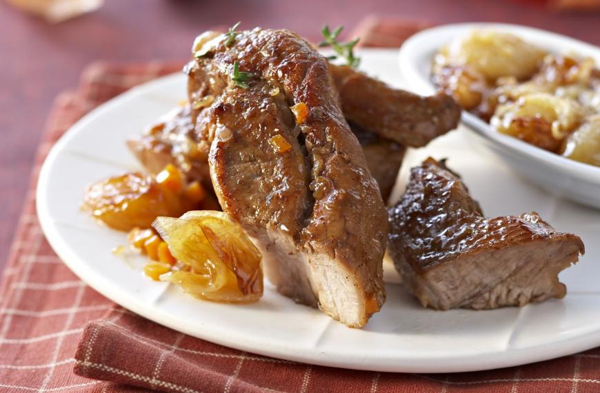 Recette De Poitrine De Veau Laquee Au Miel