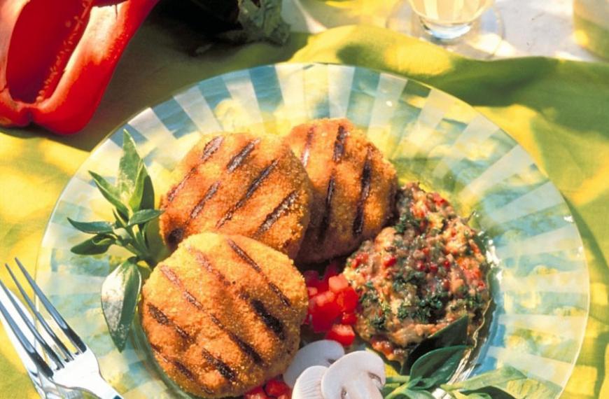 Chaud et froid de ris de veau et son caviar d'aubergines Chaud et froid de ris de veau et son caviar d'aubergines
