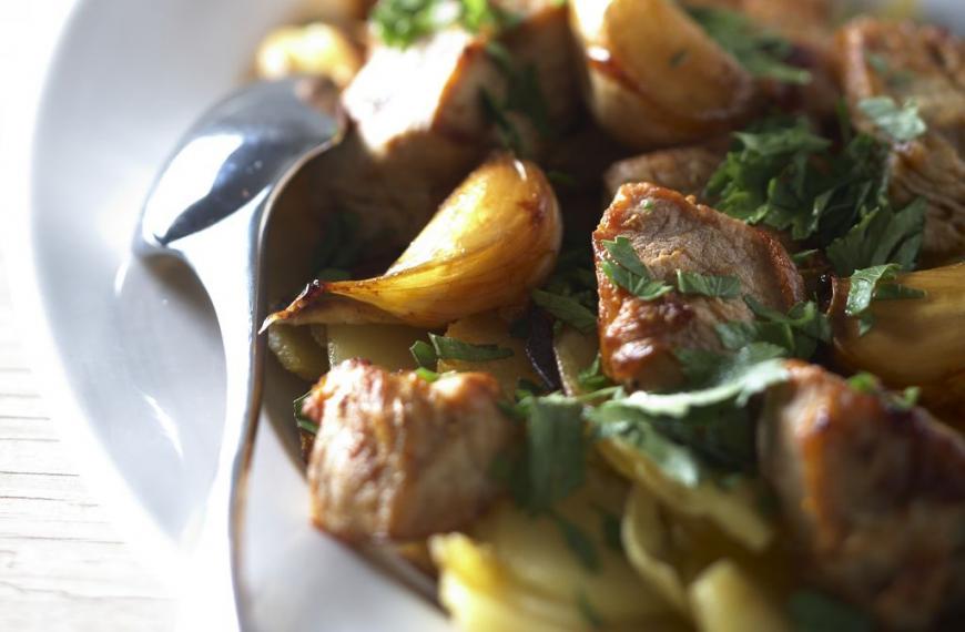 Sauté de veau et pommes sarladaises