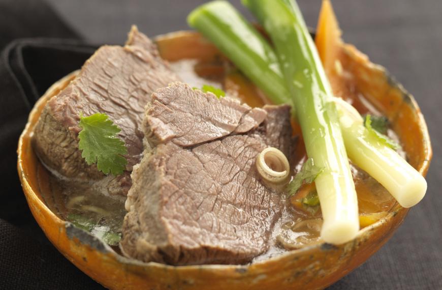 Recette de Bouillon de boeuf façon thaï