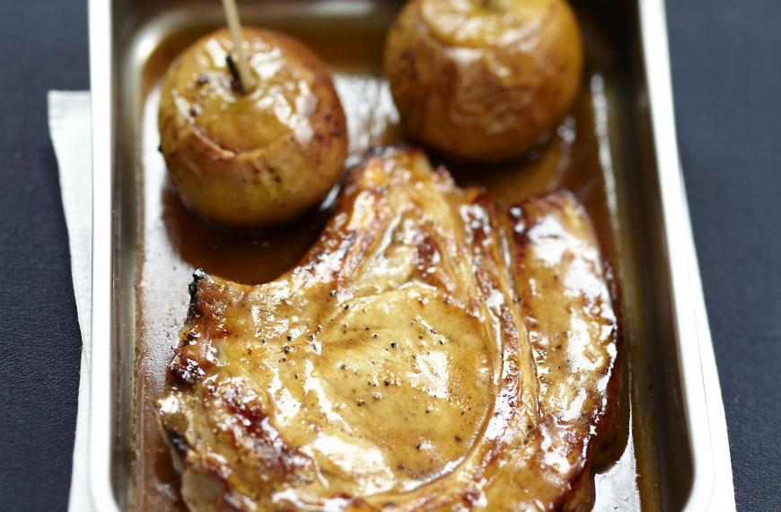 Recette De Cotes De Veau Braisees Au Cidre Pommes D Amour