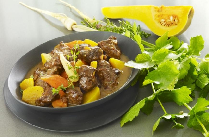 Daube de bœuf aux légumes anciens