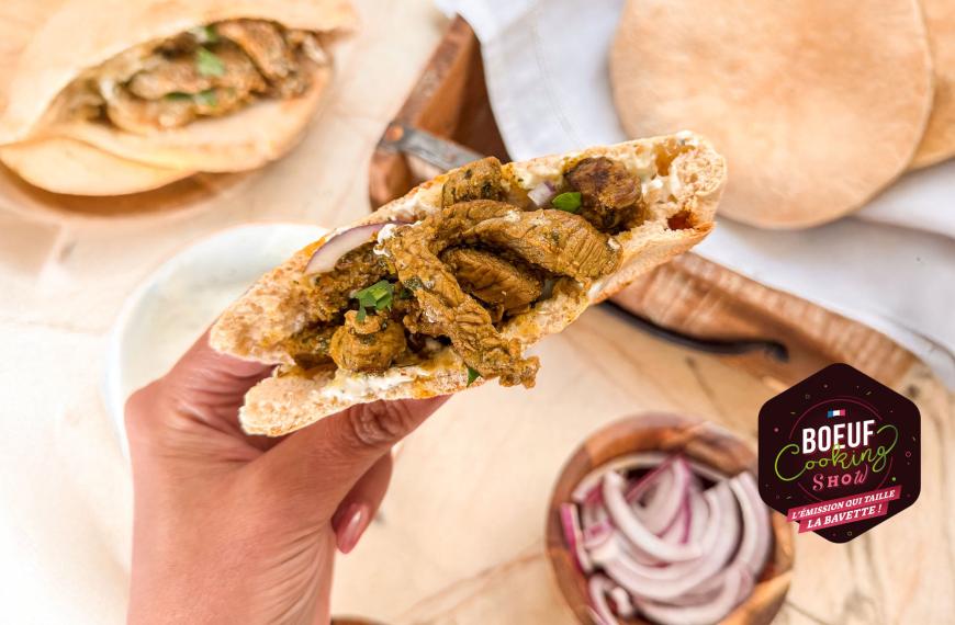 Emincé de rumsteck de bœuf aux saveurs orientales Emincé de rumsteck de bœuf aux saveurs orientales