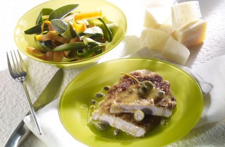 Escalopes de veau parmesanes