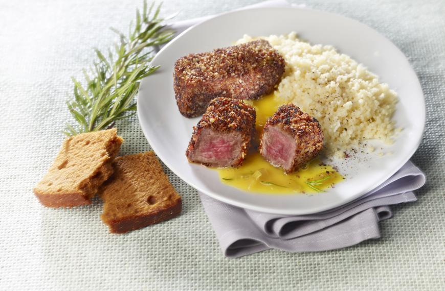 Faux-filet de boeuf en croûte de pain d’épices Faux-filet de boeuf en croûte de pain d’épices
