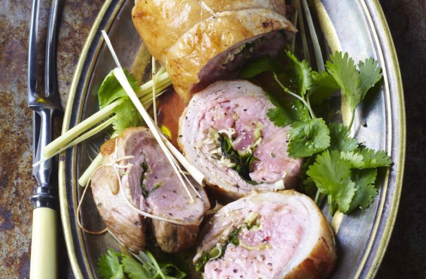 Recette de rôti de Filet d’agneau à la citronnelle et à la coriandre Recette de rôti de Filet d’agneau à la citronnelle et à la coriandre