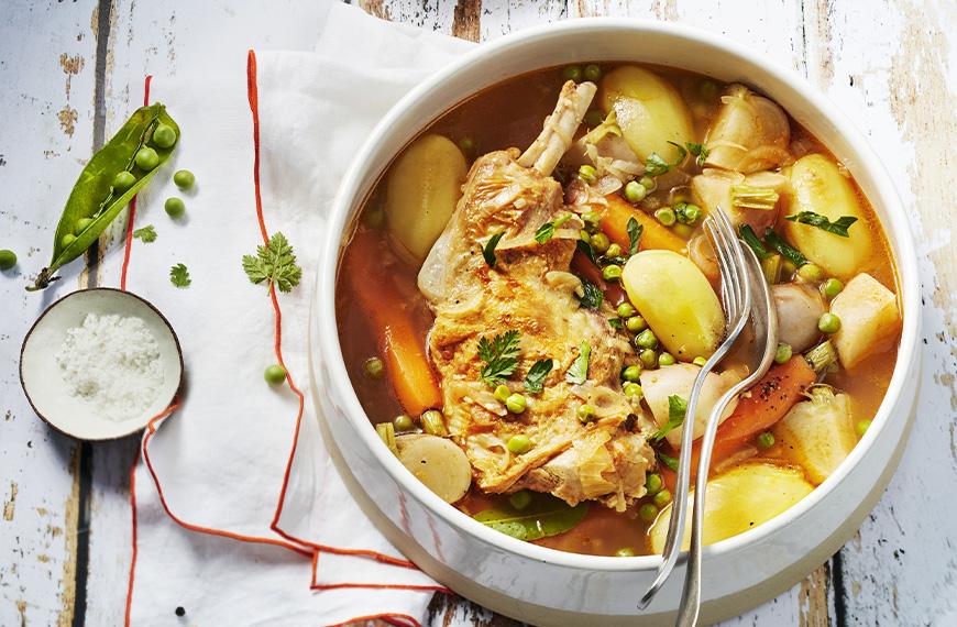 Chevreau en cocotte façon navarin