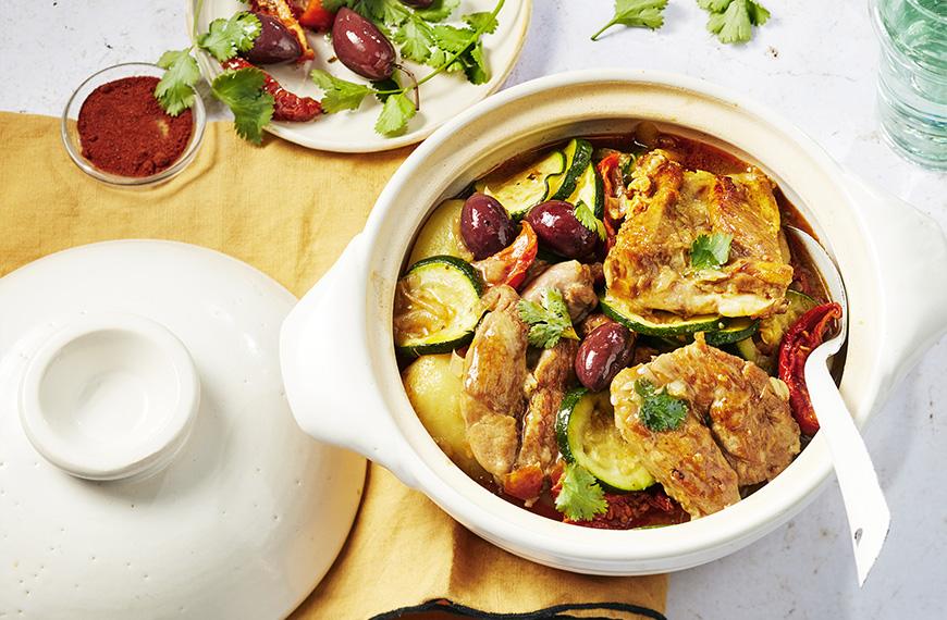 Tajine de chevreau aux olives Kalamata Tajine de chevreau aux olives Kalamata