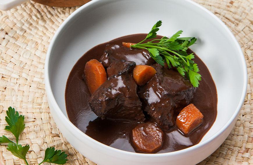 Boeuf Bourguignon, viande confite, la meilleure recette