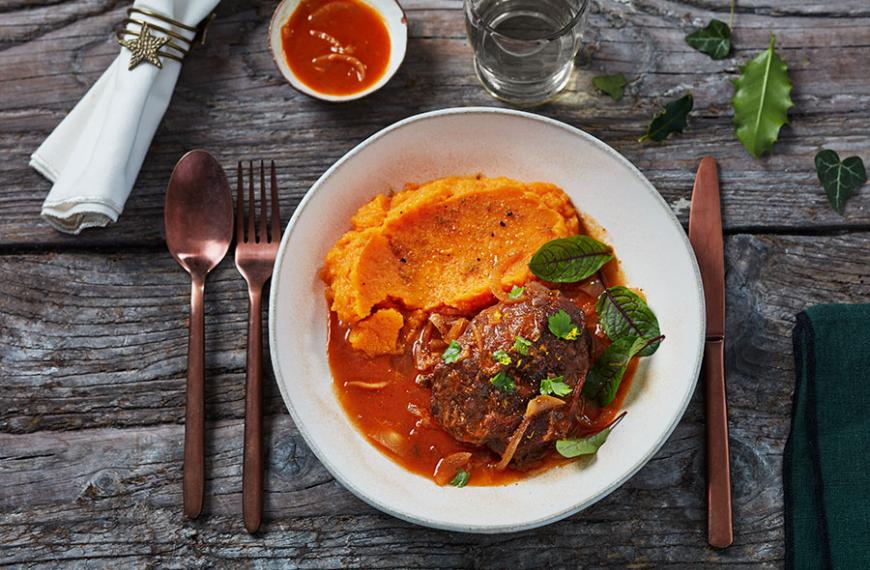 Joue de bœuf façon "Goulasch Chic"