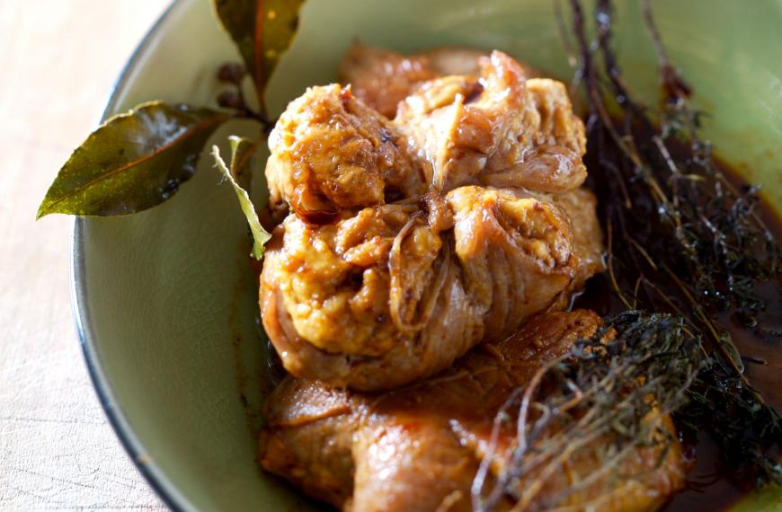 Paupiettes de veau au thon et au fromage fondu