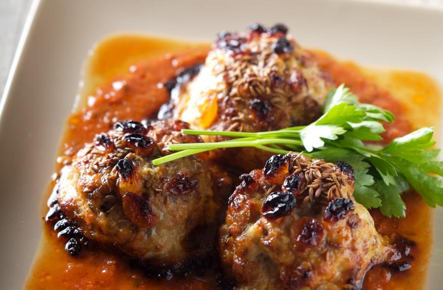 Boulettes de veau aux raisins secs Boulettes de veau aux raisins secs