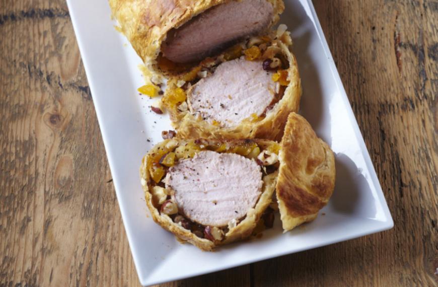 Recette De Roti De Veau En Croute Panee Aux Fruits Secs