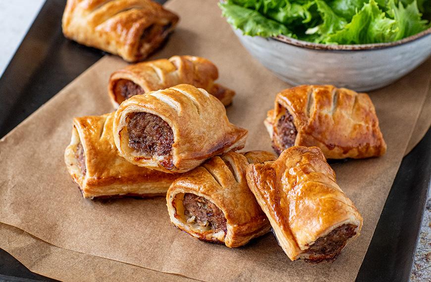 Roulés à la saucisse de veau Roulés à la saucisse de veau