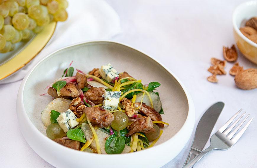 Salade de ris de veau d’automne