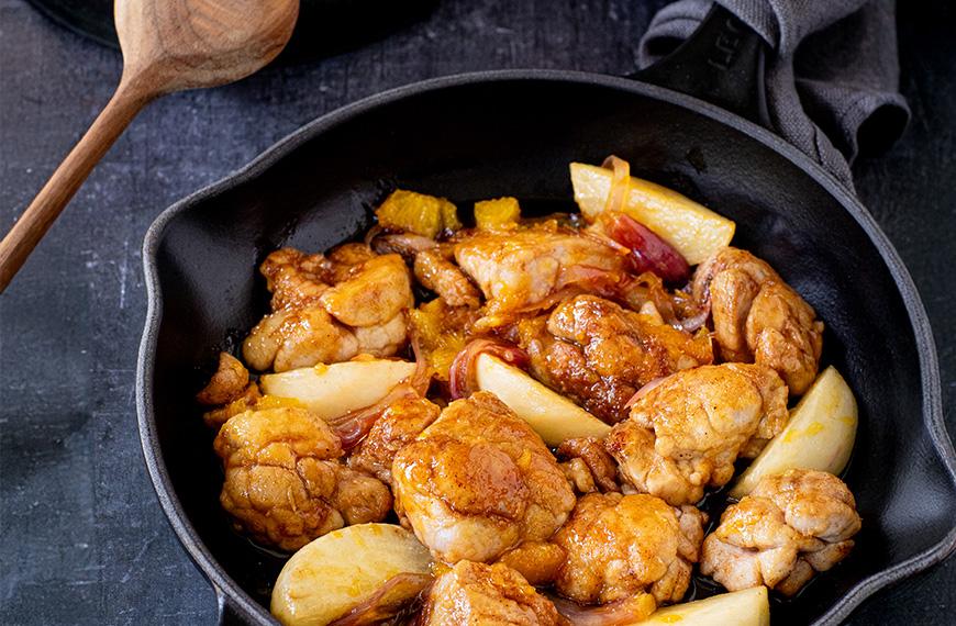 Sauté de ris de veau à la mandarine Sauté de ris de veau à la mandarine