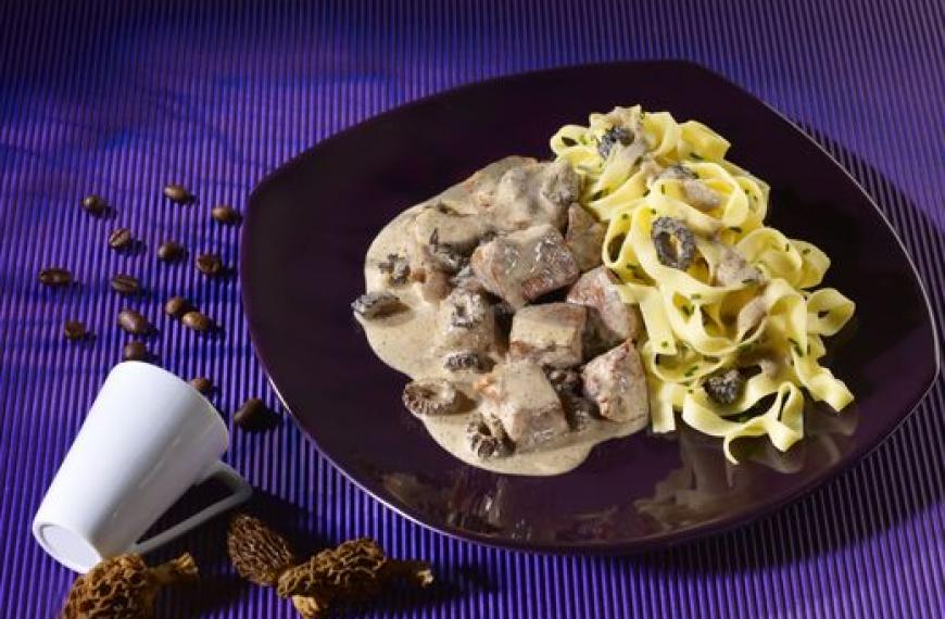 Recette De Saute De Veau Aux Morilles Sauce Arabica