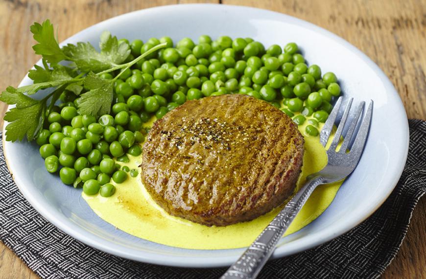 Steak haché de boeuf au lait de coco