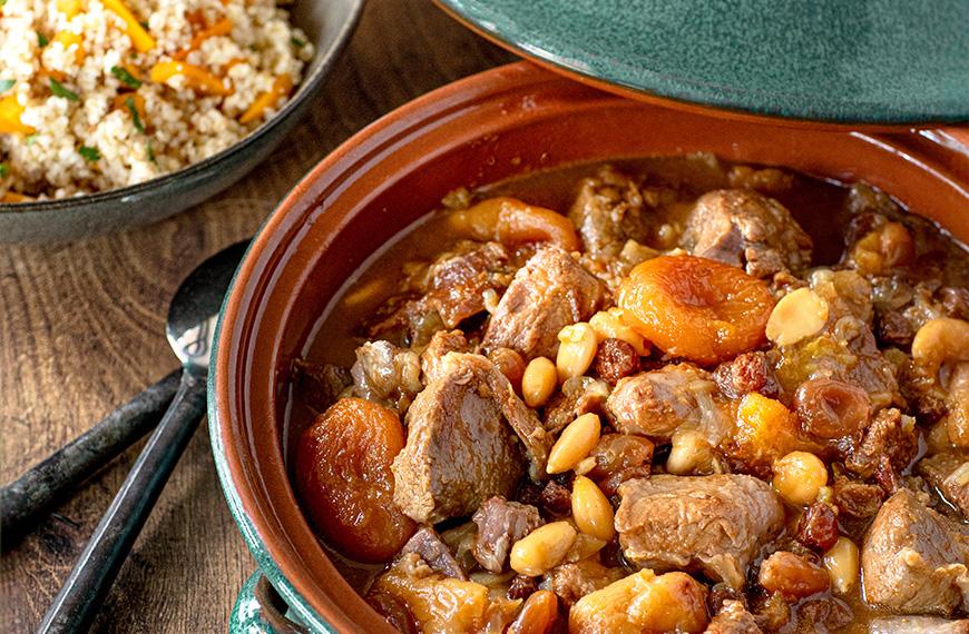 Tajine d’agneau aux fruits secs Tajine d’agneau aux fruits secs