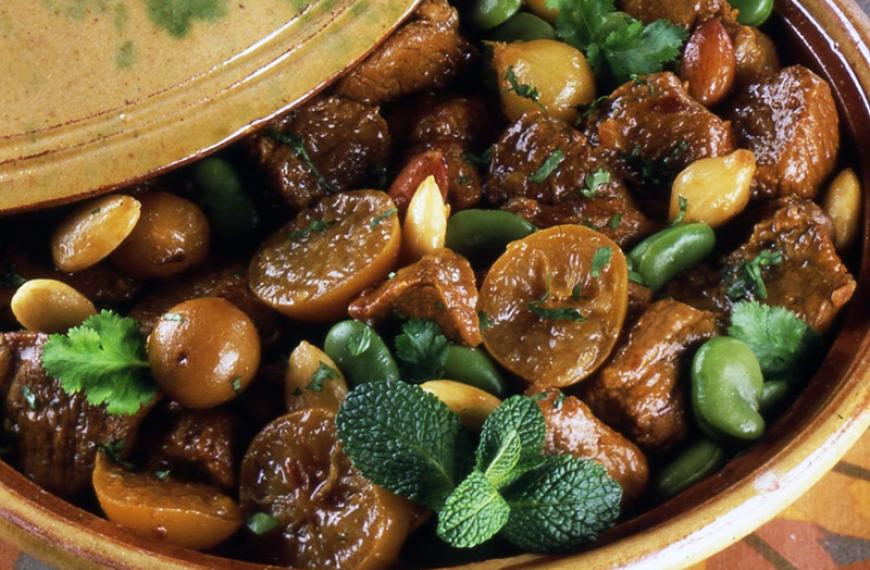 Tajine aux olives vertes