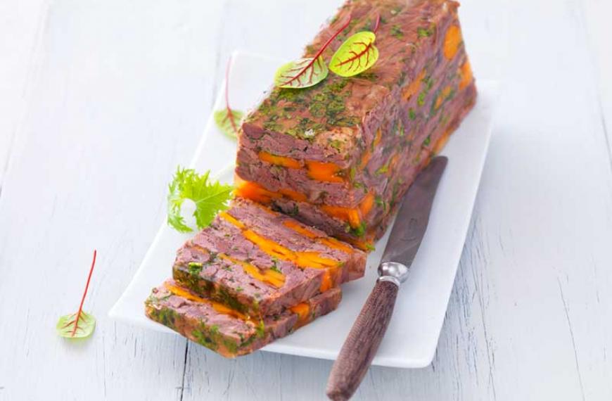 Terrine de queue de bœuf aux carottes