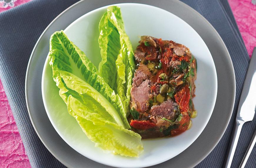 Terrine de pot-au-feu aux aromates Terrine de pot-au-feu aux aromates