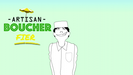 Samuel nous dessine son Job d'Artisan Boucher - Draw My Job