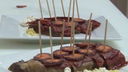 Faux-filet aux écailles de chorizo - show culinaire