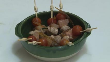 Bouchées de veau au caramel de pamplemousse - Show culinaire