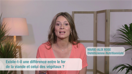 Existe-t-il une différence entre le fer de la viande et celui des végétaux ?